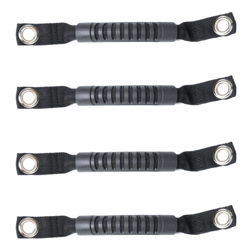 2Pcs Grab Handles Black Rear Seat Grab Padded Roll Bars for