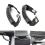 2Pcs Grab Handles Black Rear Seat Grab Padded Roll Bars for 3