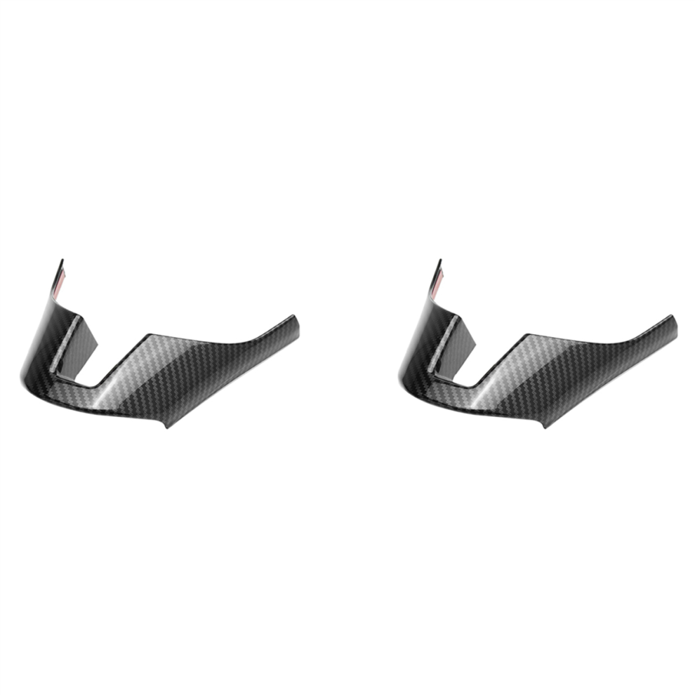 Carbon Fiber Steering Wheel Frame Panel Cover Trim For 3 Axela 4851340627336