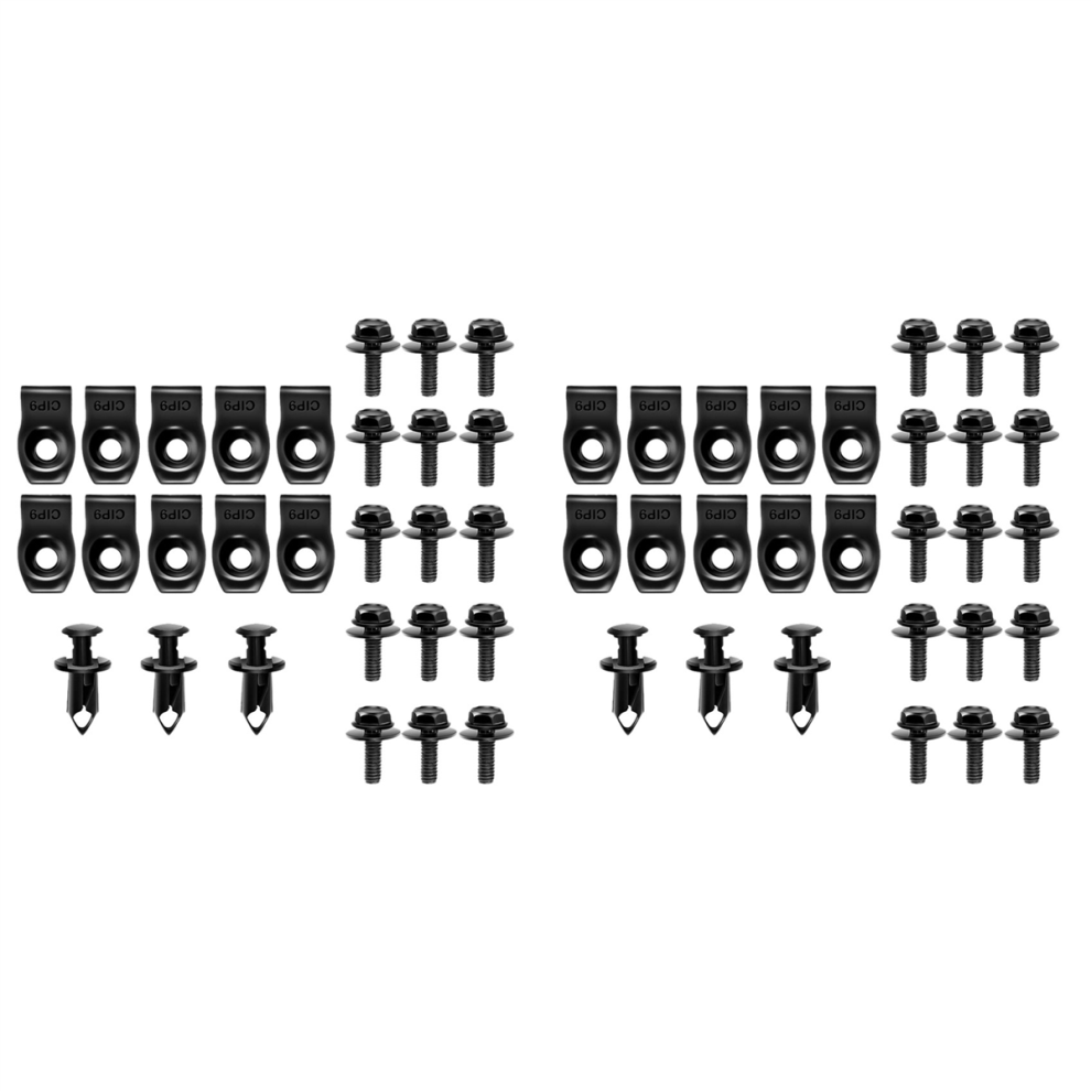 Retainer Fastener Rivet Clips U-Nuts For G35 G37 Fx35 Ex35 4851340630954