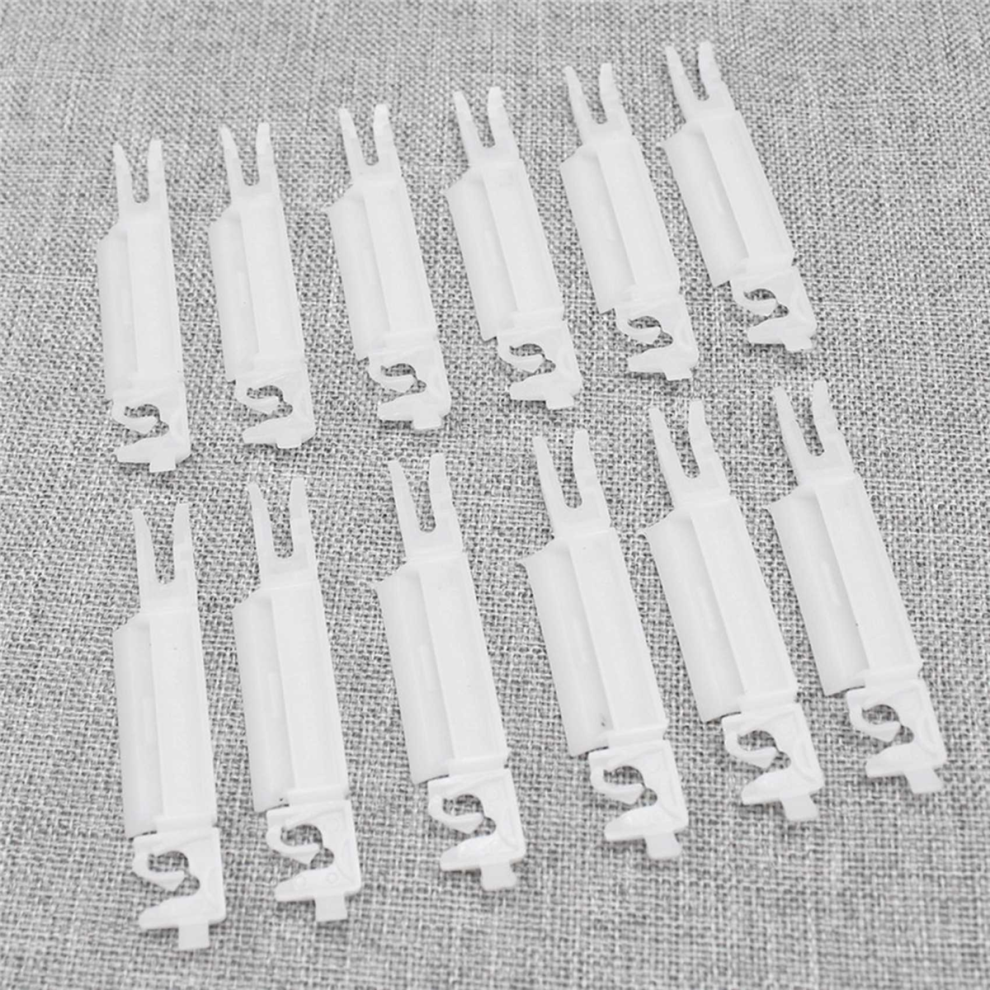 12Pcs 8120Al 8120Af Front Windshield Trim Strip Fixed Clamp Clips White 4851340630466