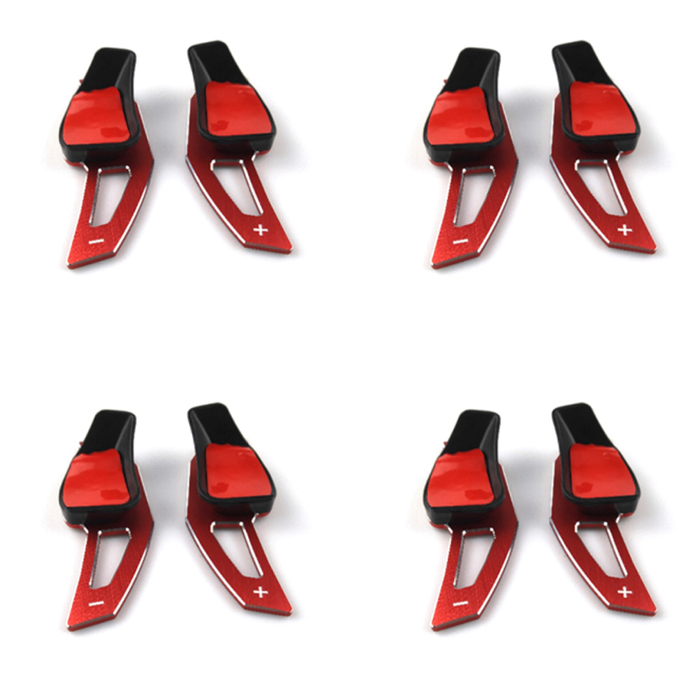 Steering Wheel Shift Paddle For Golf 6 Mk5 Mk6 R20 R36 Cc(Red) Red 4851340628456