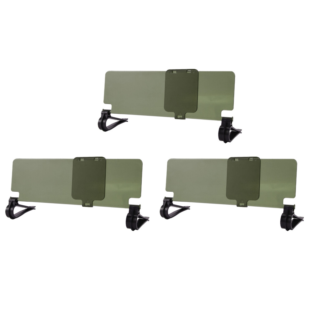 Clip On Car Hd Vision Anti Dazzle Glare Blocker Shade Sun Visor 4851340629163