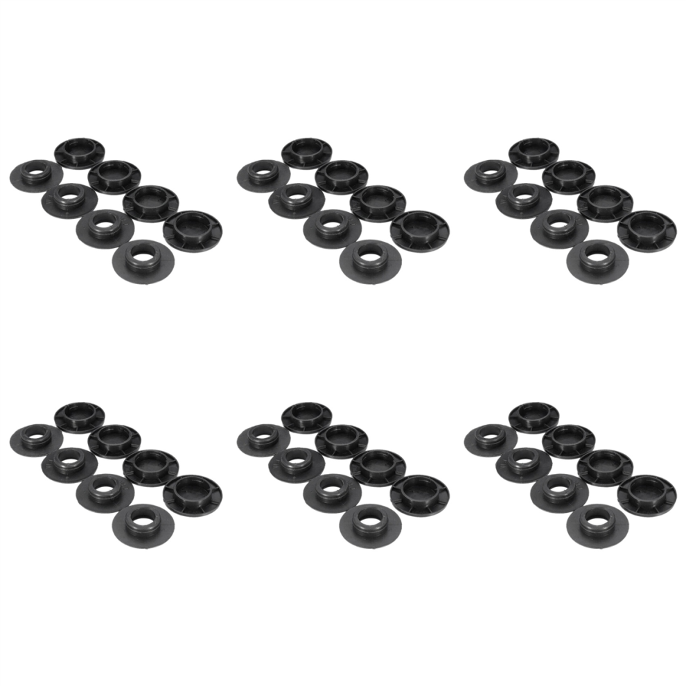 4X Car Mat Carpet Floor Fixing Clips For - 6680520 Black 4851340631296