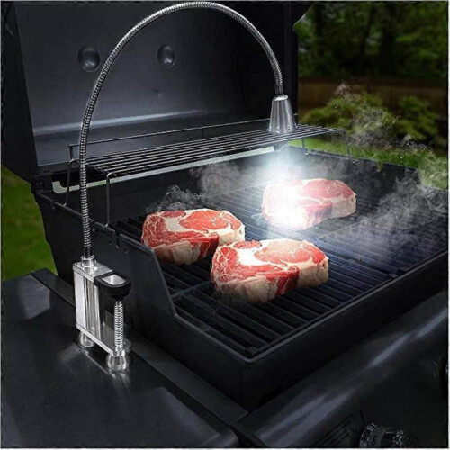 360 Magnetic Grill Light BBQ Grill Light Adjustable LED Flashlight Work Light Screw Fixing Tools 1