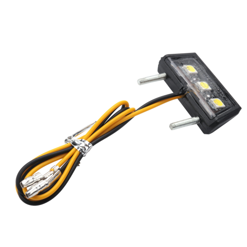Motorcycle Decorative Led Taillight License Plate Light White 2