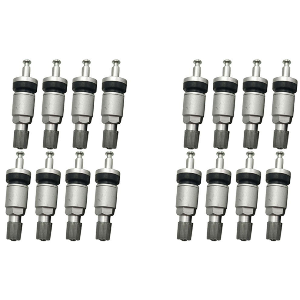 8Pcs Tpms Tire Valves For Alloy Tubeless Valve Repair Kit Silver 4852890820819