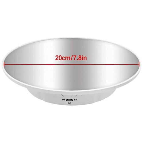 Ized Rotating Display D, 7.87inch, Covered 360 De Turntable Display D for Ph 2