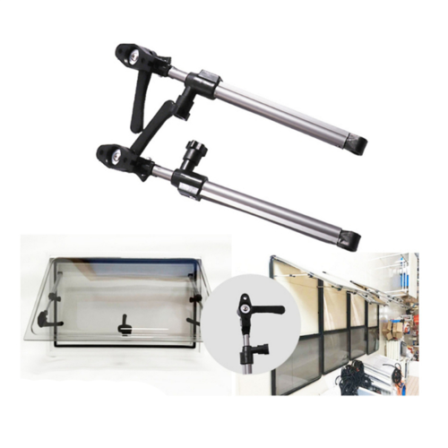 RV 310‑435mm Window Support Rod Telescopic Aluminium Alloy 2