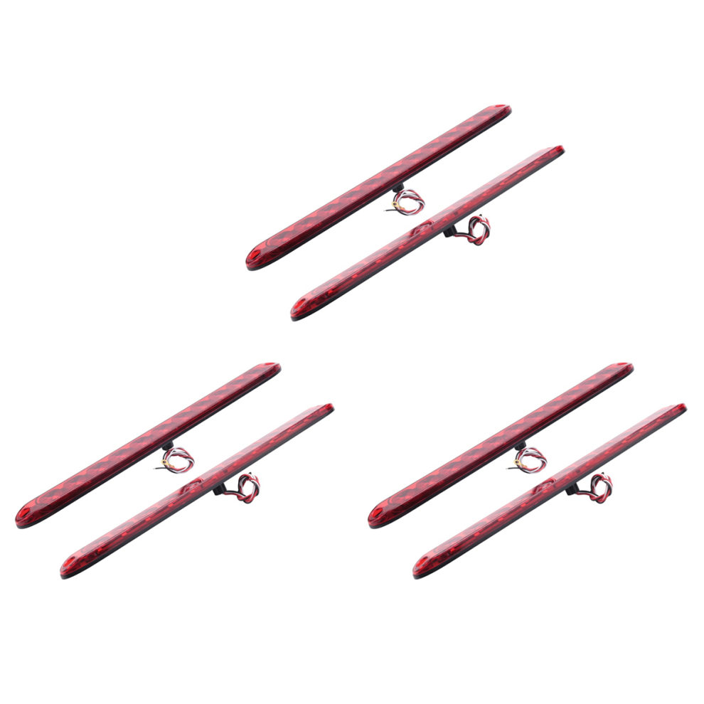 2Pcs 15 Inch 11 Led Trailer Bar Sealed Turn Tail Waterproof Red/Light 4852890821762