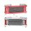 M12 Interface Radiator Aluminium Ing System for 50-160cc Cycle Dirt Pit Bike Silver 3