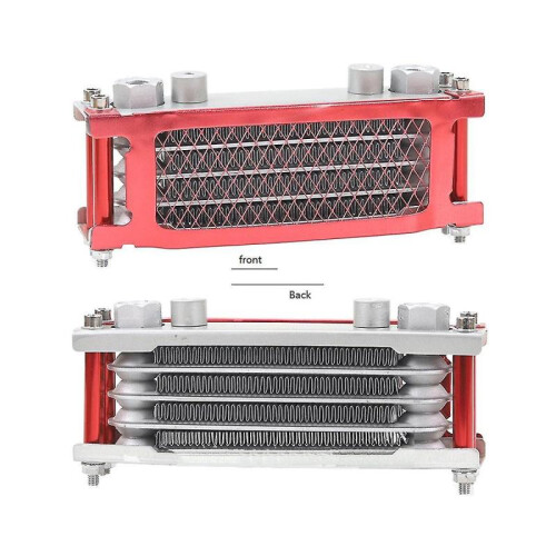 M12 Interface Radiator Aluminium Ing System for 50-160cc Cycle Dirt Pit Bike Silver 2