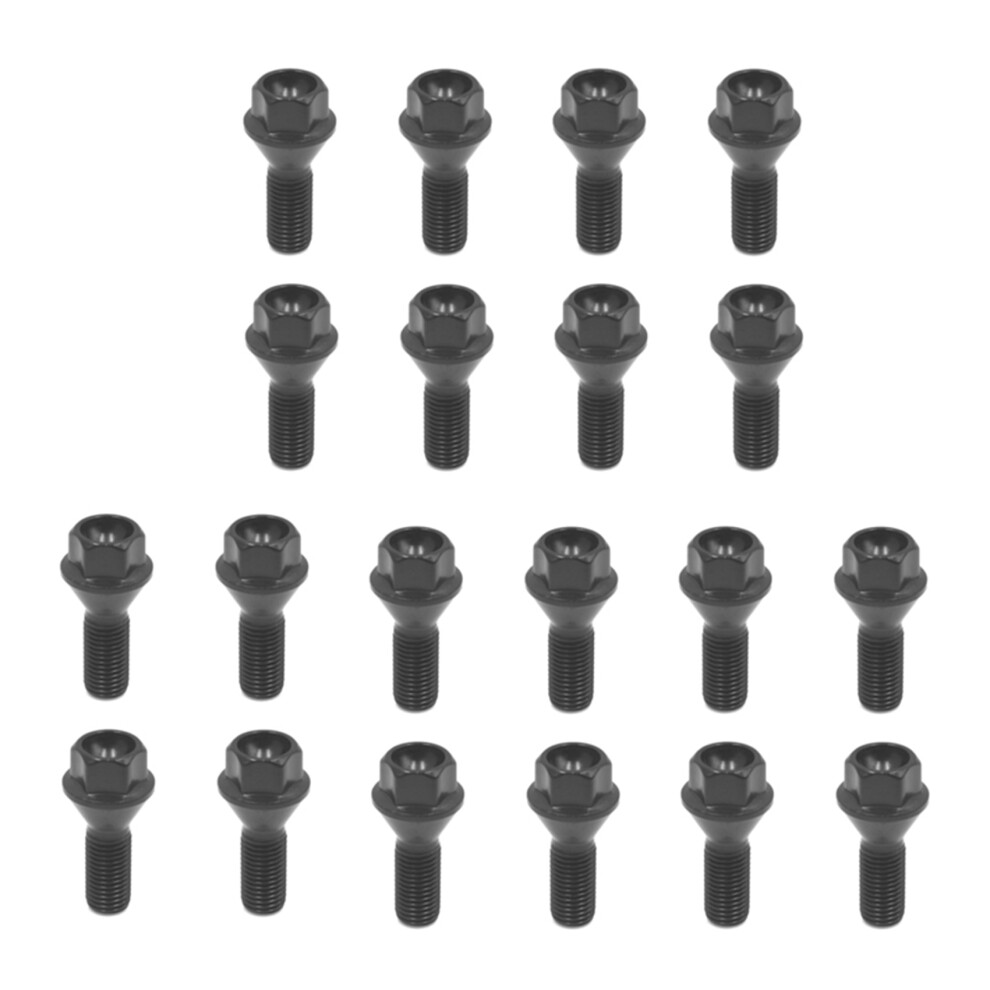 4Pcs Wheel Bolt Lug Nut For E30 E36 E46 E60 E90 Black 4852890839989