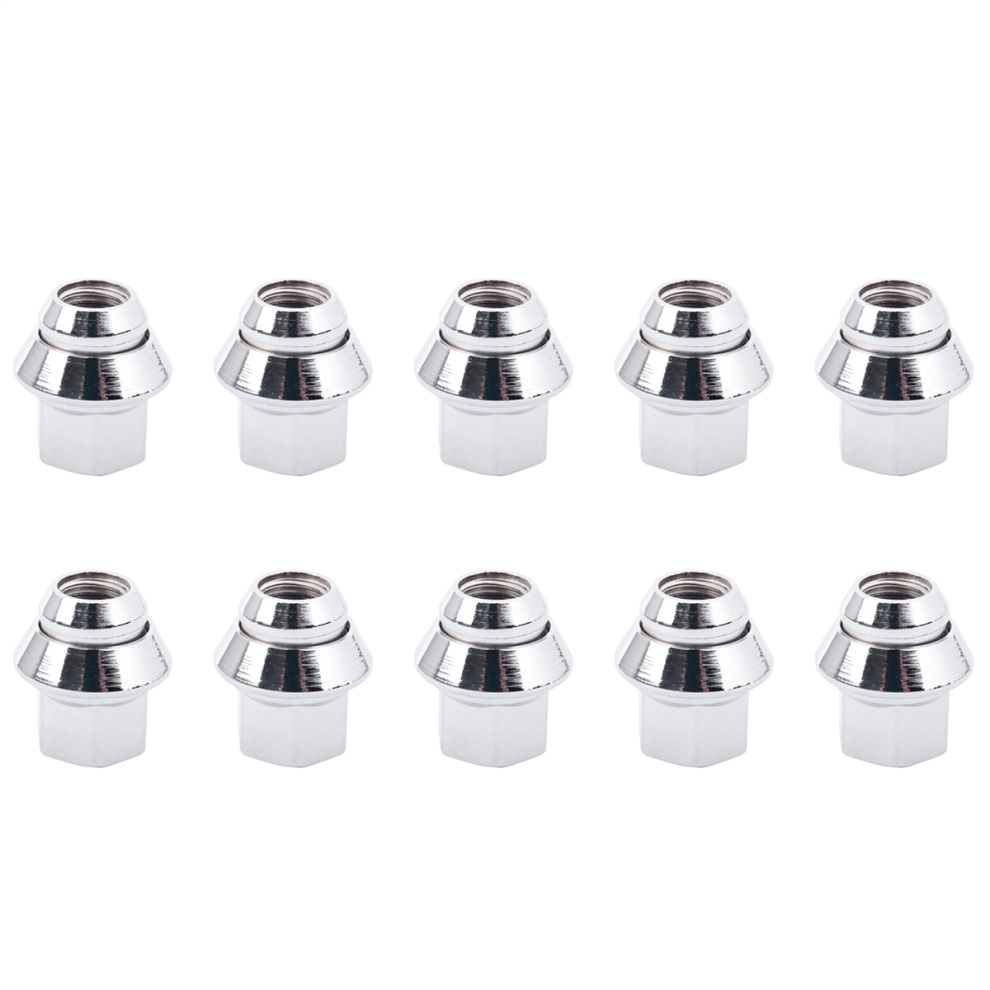 M12 X 1.5 19Mm Hex For Wheel Open Nut Fiesta Focus Ka Mondeo Silver 4852890840473