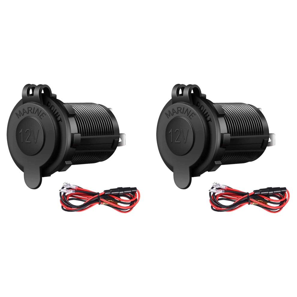 Car- Lighter Socket, 12V Waterproof Lighter Socket 4852890838357