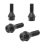 4Pcs Black Wheel Bolt Lug Nut for E30 E36 E46 E60 E90 3