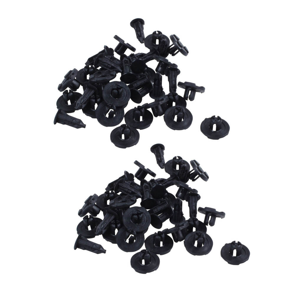 20 Uds Remaches De Plastico Para Clip Tornillo Sujetador Tipoï¼Negro 4852890843702