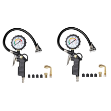 Car Tire Pressure Gauge with 90 Degree Valve Extender for Car Truck