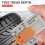 Tyre Tread Depth Gauge Car Motorcycle Trailer Van Wheel 2