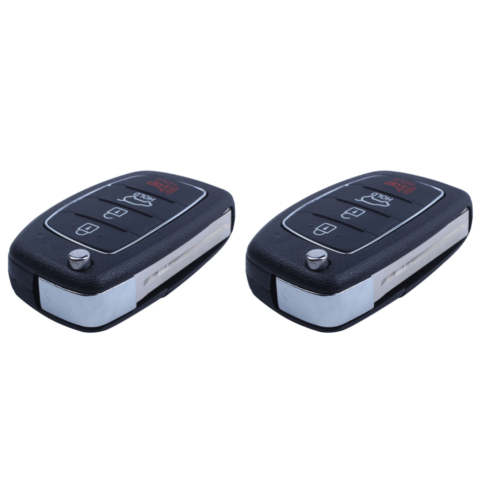 Flip Key Shell Fit For Remote Key Case Fob 4 Button 4852890848417