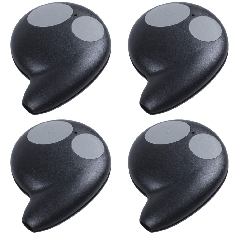 2 Boutons Coque Cle Clef Telecommande Key Pr Cobra Alarm Noire Gray 4852890849025