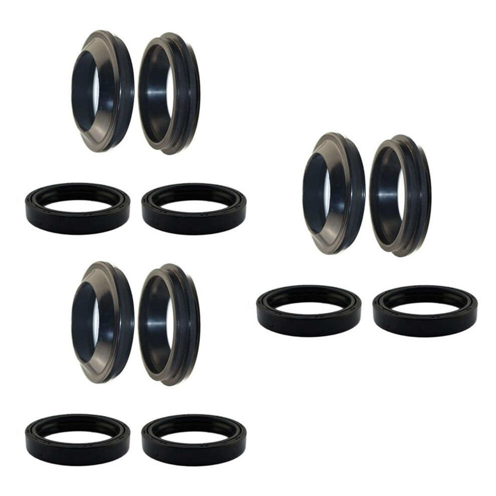 Motorcycle Front Fork Oil Seal And Dust Seal For Cb-1 Cb1 Cb400 Black 4852890854333