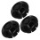 3X Motorcycle Wheel Covers Aluminum for Sprint (Black) 1