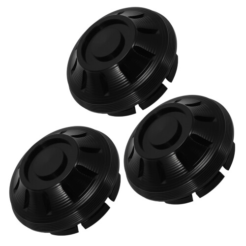 3X Motorcycle Wheel Covers Aluminum for Sprint (Black)