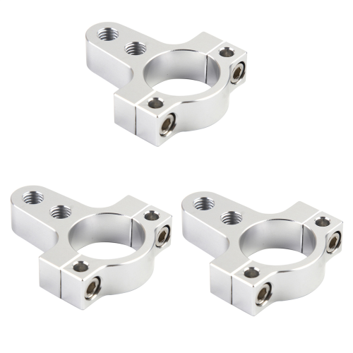 27mm Damper Fork Bracket for Motorcycle Bike Modification Silver