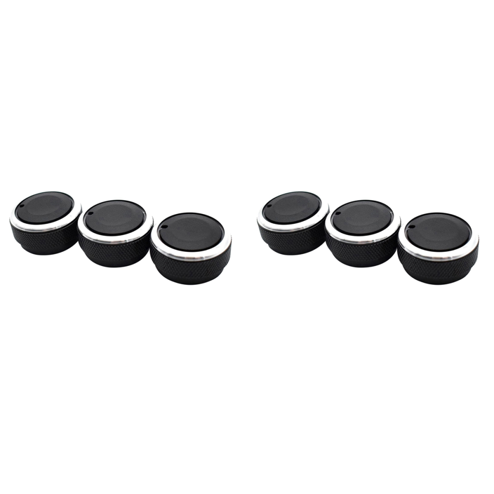 3Pcs Ac Switch Knob Air Conditioning Heat Control Knobs Black 4852890858720