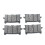 2X Motorcycle Front and Rear Brake Pads for XAdv 750 X-Adv 6