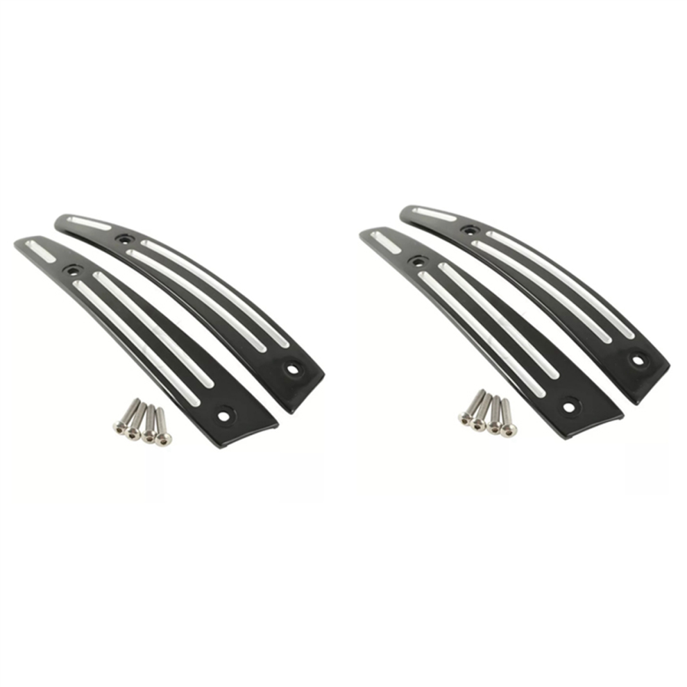 Split Windshield Side Trim For Touring Road Glide Fltr Black 4852890864011
