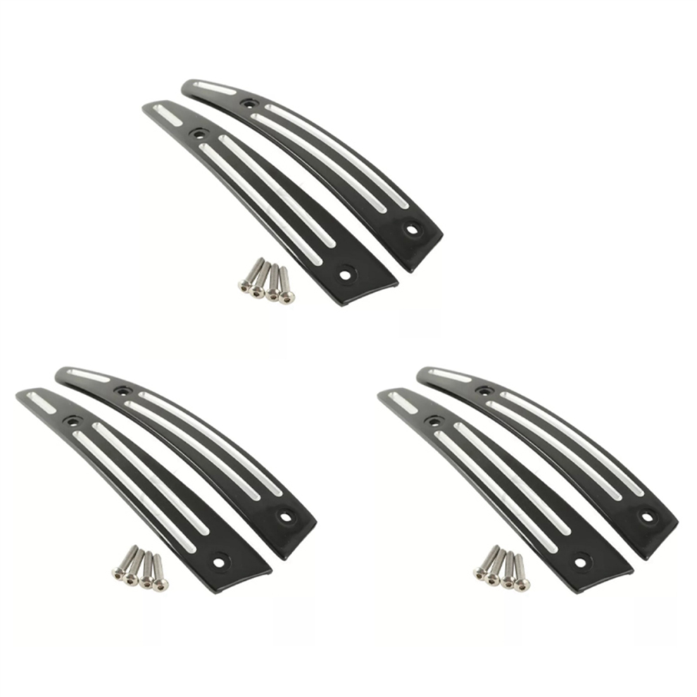 Split Windshield Side Trim For Touring Road Glide Fltr Black 4852890864028
