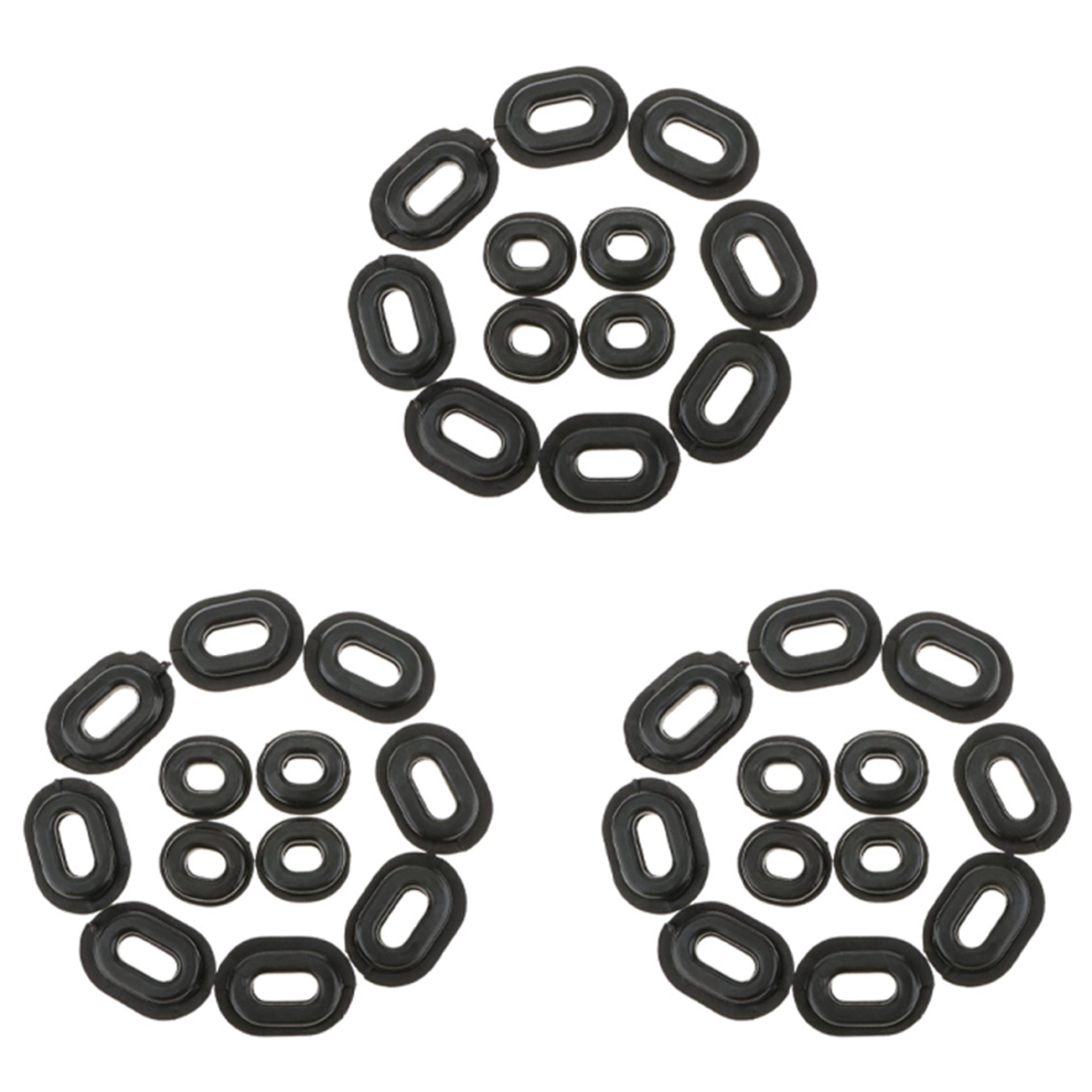 12Pcs Motorcycle Rubber Side Cover Grommets Gasket Fairings For Cg125 4852890863953