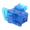 Motorcycle Horn Switch for AF27 AF28 AF34 AF35 Blue 2