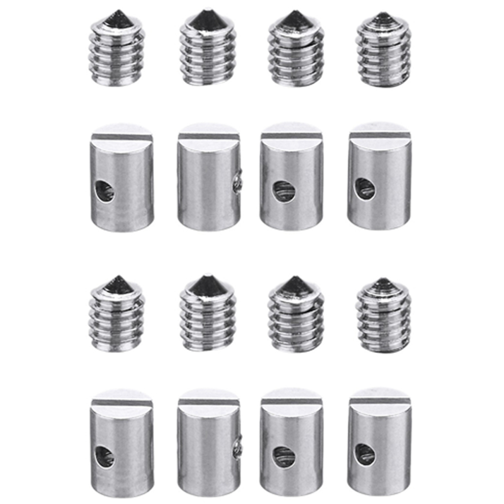 8Pcs Solderless Cable Nipples 5mm Throttle with Screw for Quad Mower