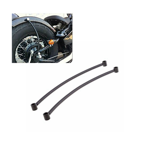Pair Rear Rail Support Bracket Mount Holder for (Black) 1