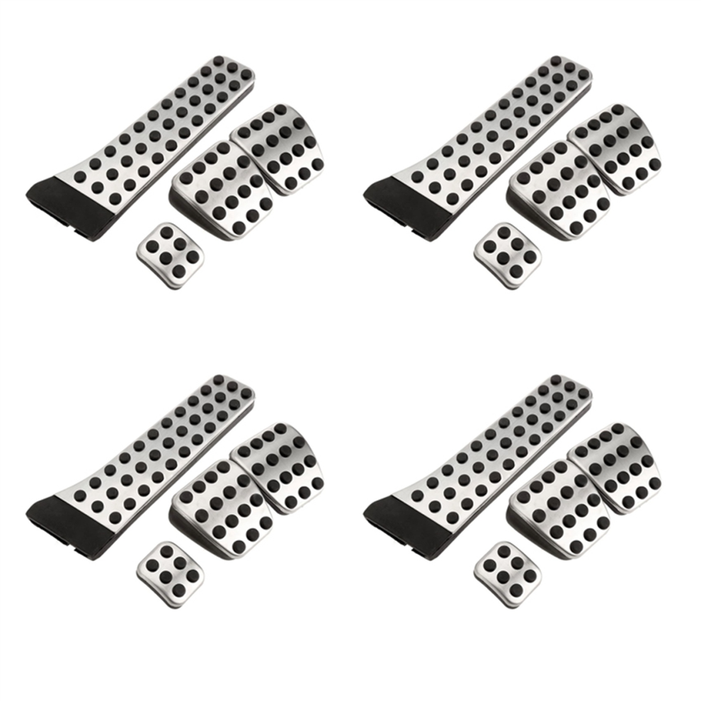 4Pcs Stainless Steel Pedal For - W202 W203 W204 W124 W210 4852890861799