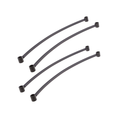 Pair Rear Rail Support Bracket Mount Holder for (Black)
