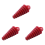 Muffler Pipe Exhaust Plug for Motorcycle 2 4 Stroke, Red 1