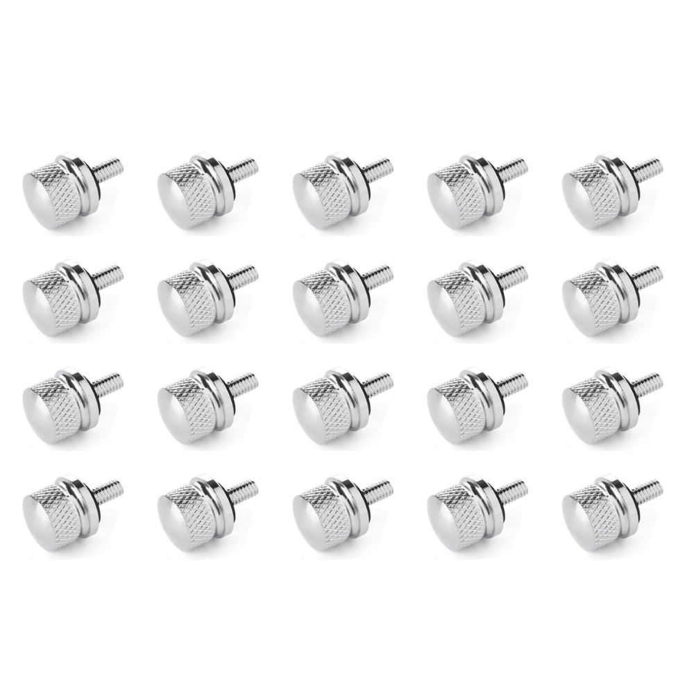 Chrome Billet Aluminum Seat Bolt Screw Cap For 4852890864776