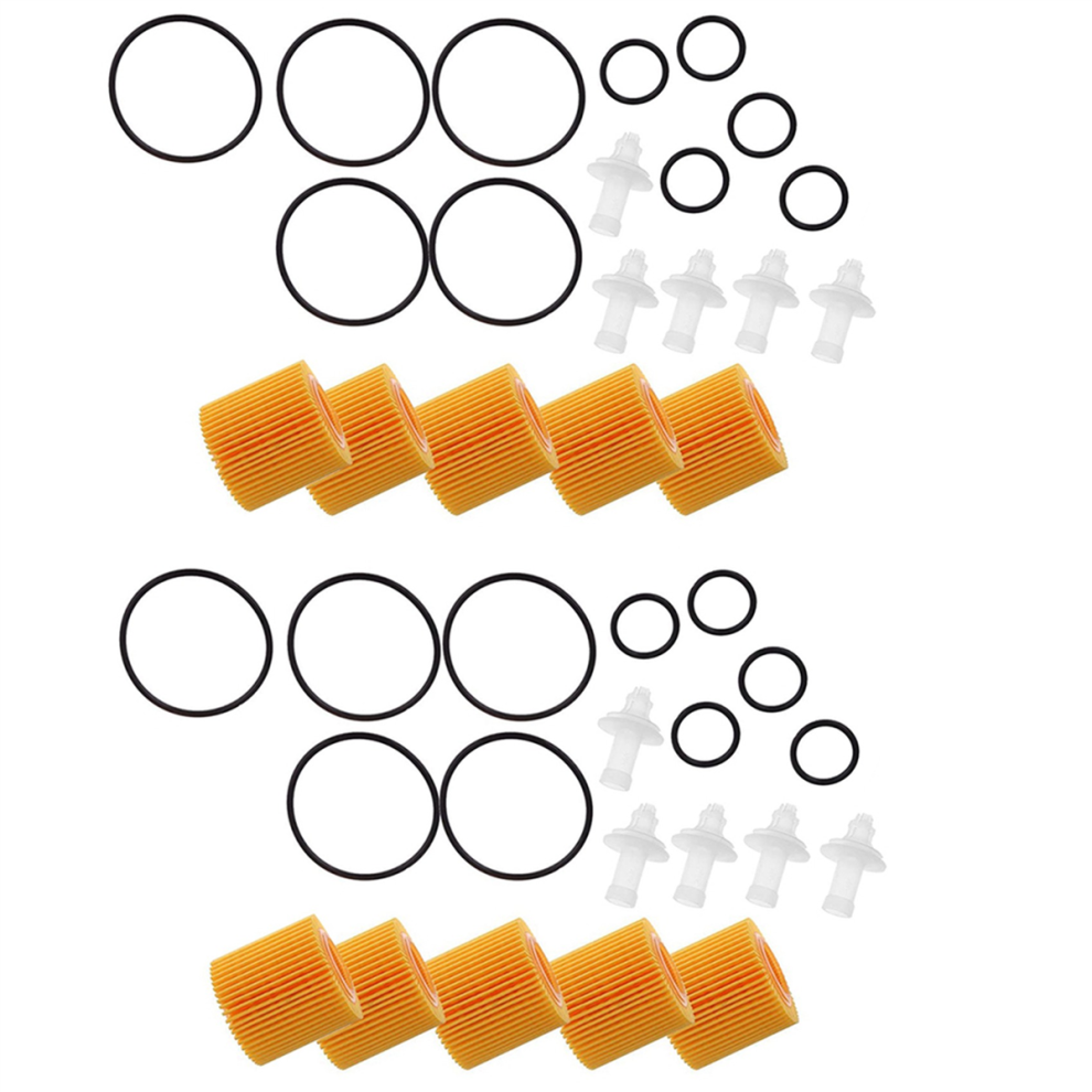 5 Pcs Oil Filter Set 04152-Yzza6 For Prius Im Xd 4852890870203