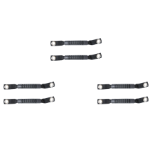 2Pcs Grab Handles Black Rear Seat Grab Padded Roll Bars for