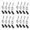 1Set Engine Piston Oil Nozzle for Aveo 1