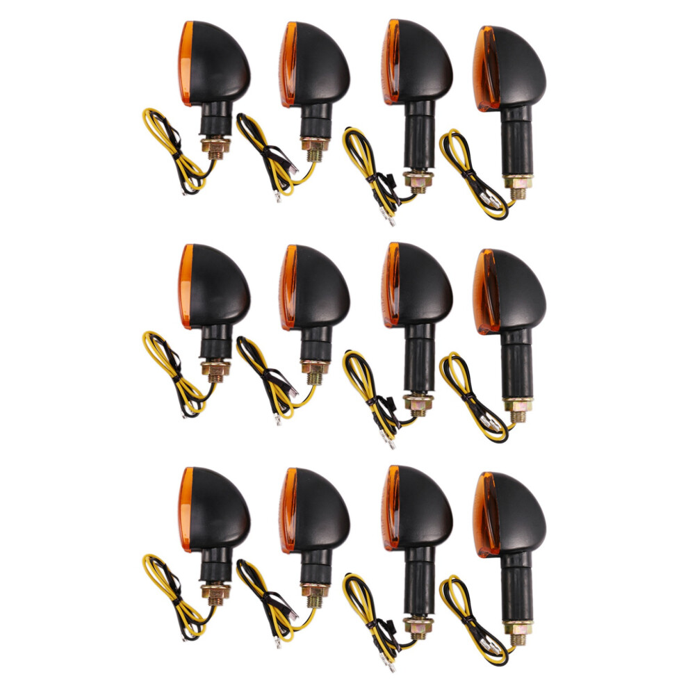 6X Universal 12V Motorcycle Turn Signal Indicator Front Back Light 4852890871644