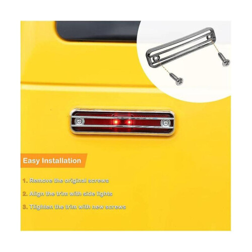 Side Er Guard Trim Side Protector Cover for H2 2003-2009 Accessories - 4 Pack 2