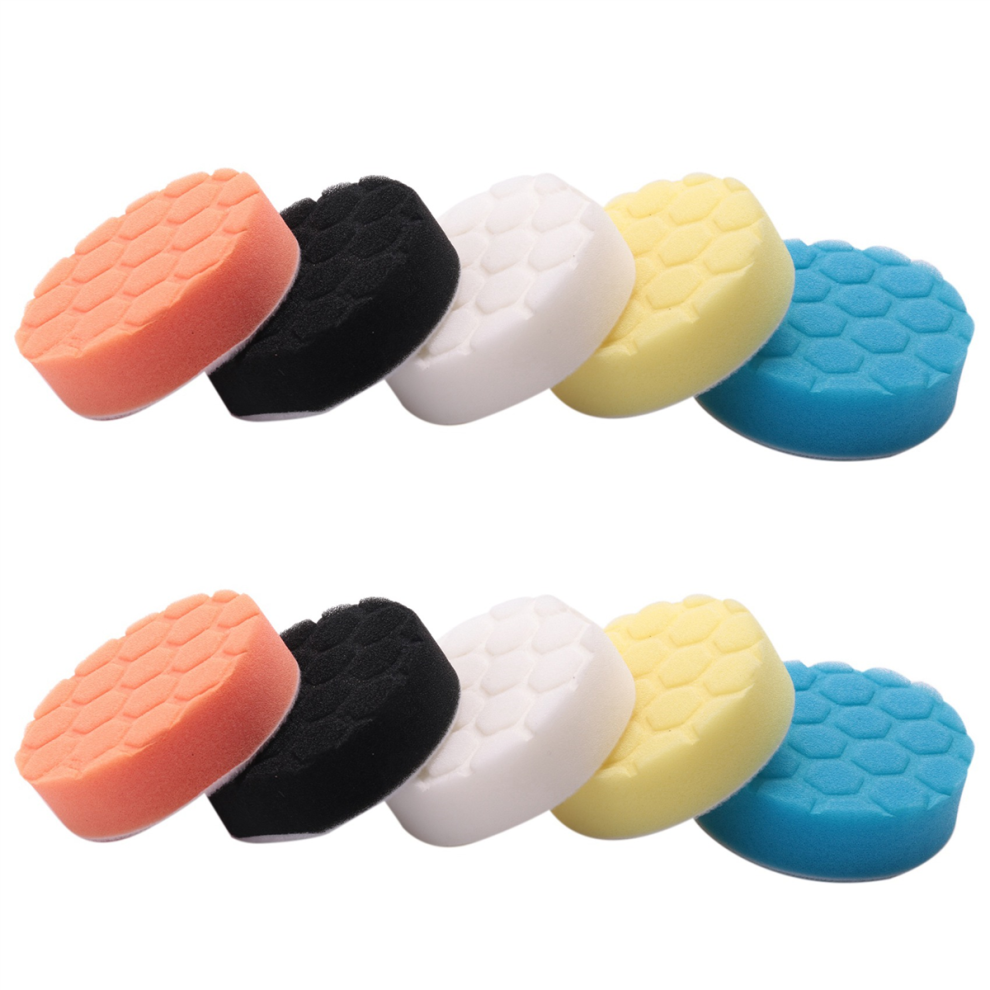 5Pcs 3 Inch Polishing Pads Buffing Sponge Pads Kit For Car Buffer 4852890875017