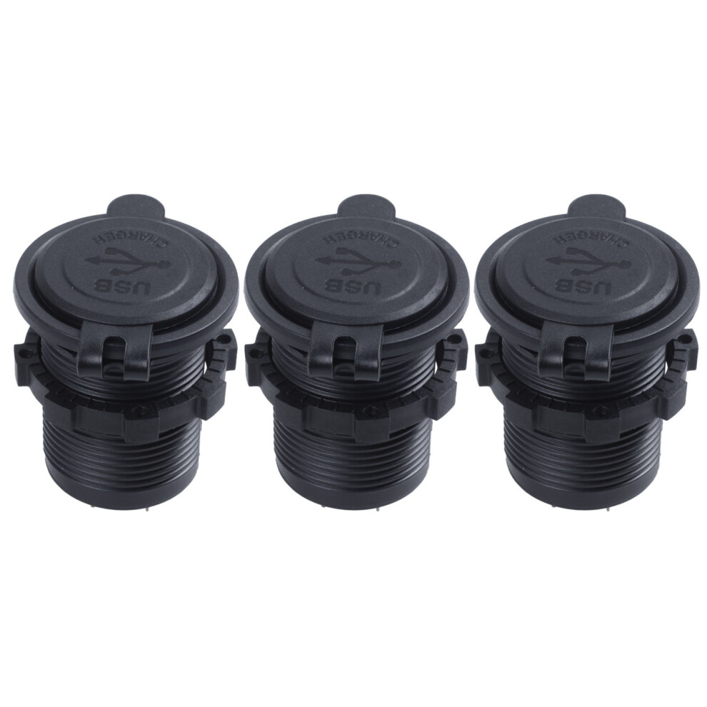 12V-24V Waterproof 5V 2.1A + 2.1A Dual Usb Power Sockets Outlet 4852890879954