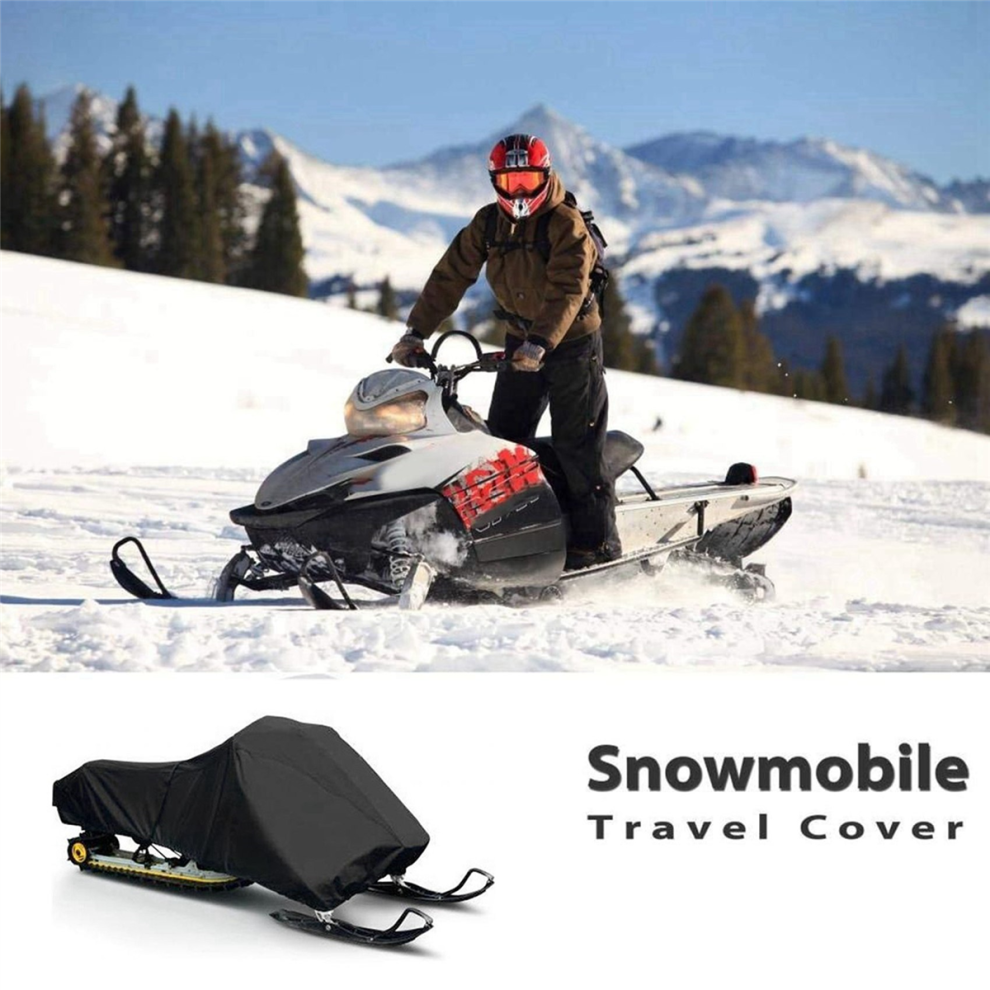 Snowmobile Cover Waterproof Dust Trailerable Sled Cover 145X51x48cm 4852890877233