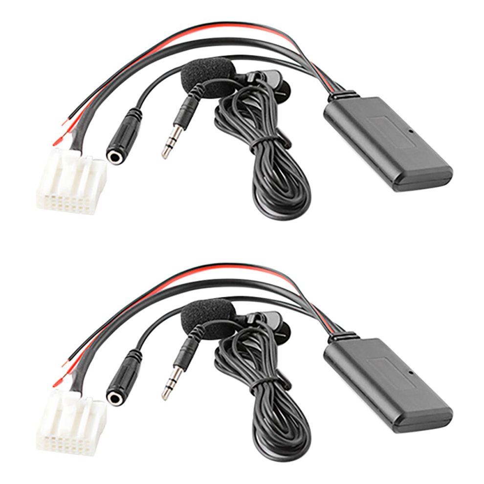 Car Bluetooth 5.0 Aux Cable Microphone Adapter For 2 3 5 6 Mx5 White 4852890881100